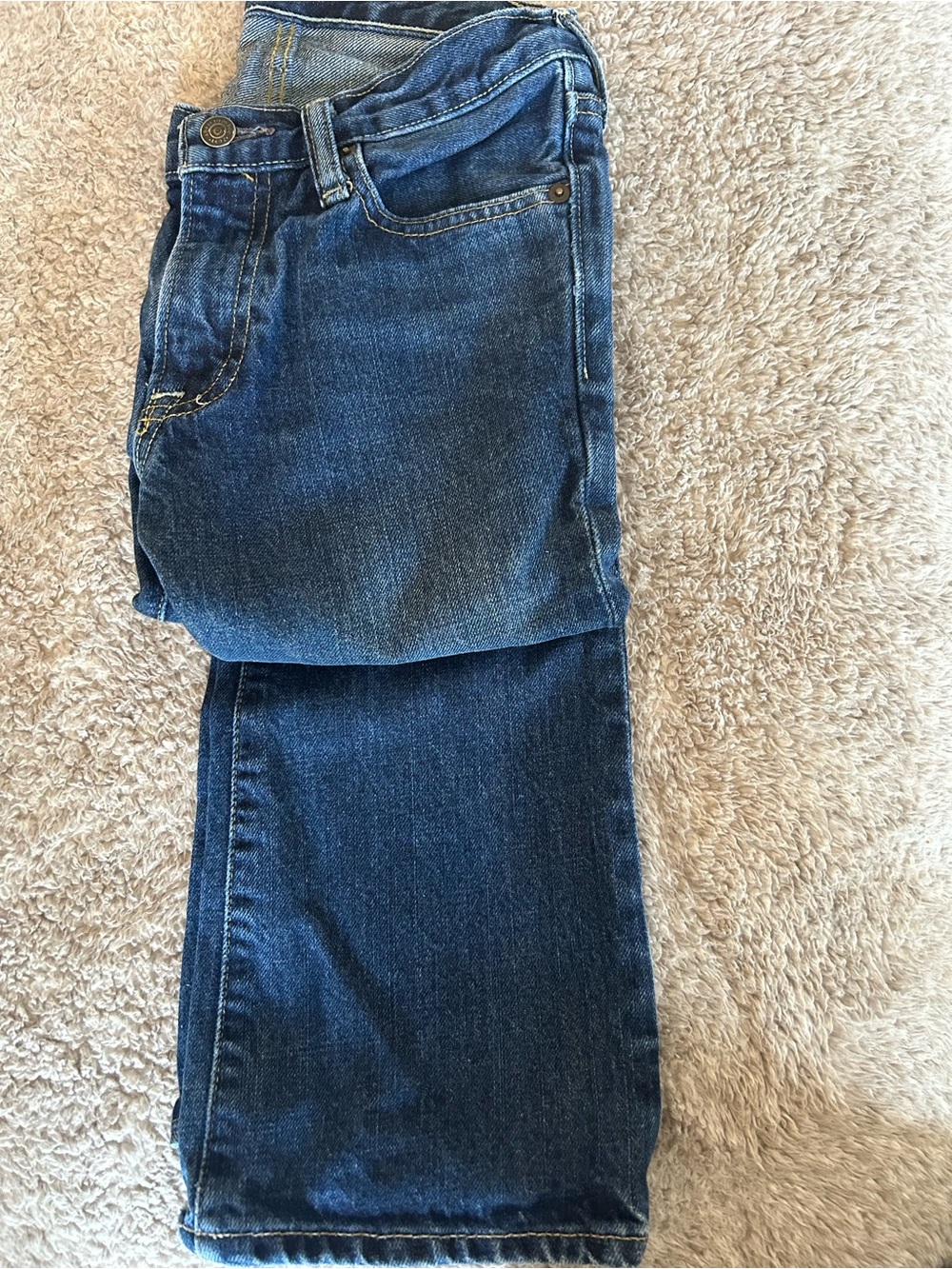 Abercrombie & Fitch Boys Dark Blue Denim Jeans